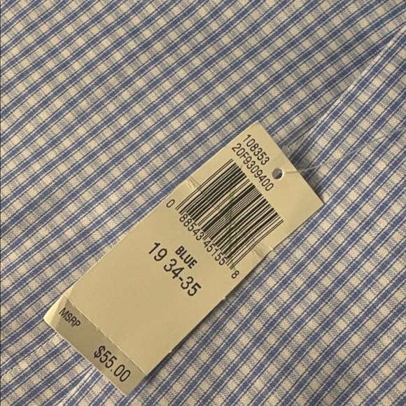 Van Hueson Big and Tall Checkered Shirt - Picture 2 of 6